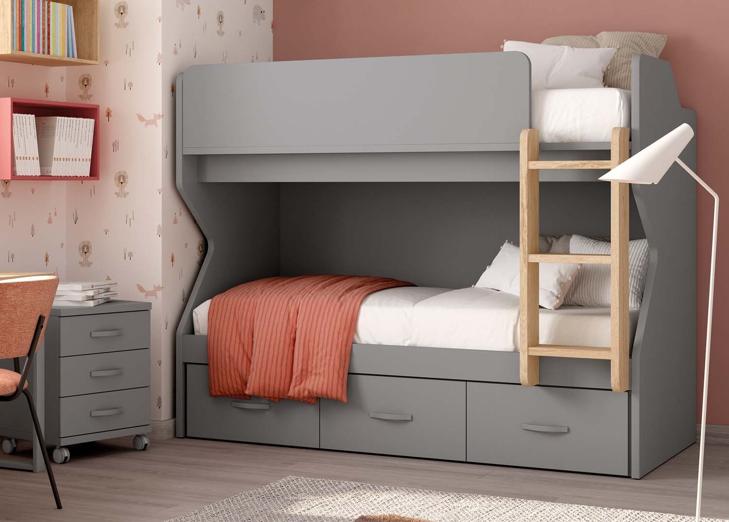 Litera Nido Litera Para MuÃ±ecas Madera Escaleras Para Camas